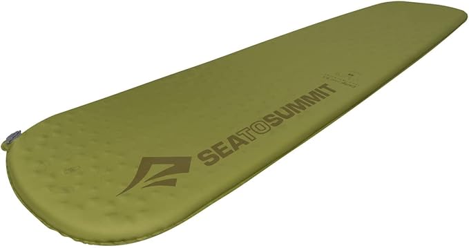 Sea to Summit Camp Self-Inflating Foam Sleeping Mat for Camping and Backpacking, Tapered - Large (78 x 25 x 1.5 inches)