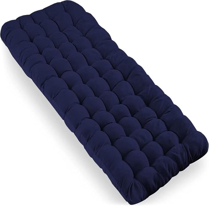 Zone Tech Camping Cot Mattress Pad Premium Quality Outdoor Comfortable Thicker Cotton Sleeping Cot Lightweight Waterproof Bottom Pad Mattress for Adult, Kid