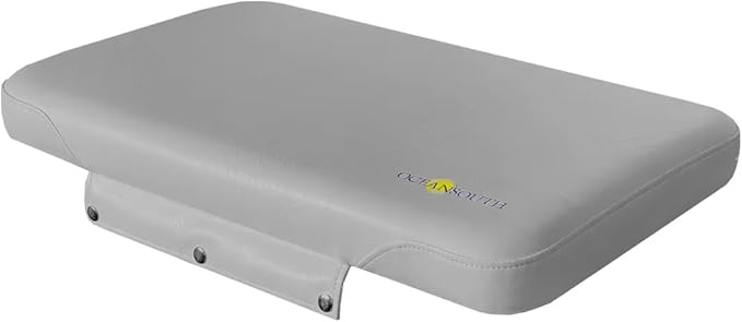 Oceansouth Seat Cushions for Yeti Coolers (Press Stud Fittings) (Gray, YETI 75) Camping yeti seat Cushion Handle Beach Chair ice Box chests and Coolers Foam Cooler Boat Seats