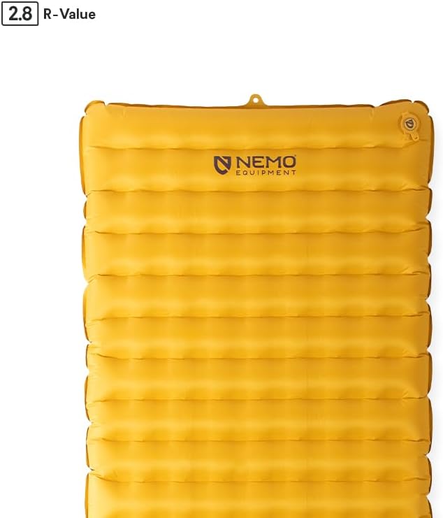 Nemo Equipment Tensor Trail Ultralight Insulated Sleeping Pad - Long Wide (76"x25") - Mango/Huckleberry