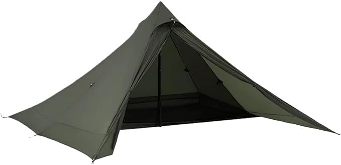 Compatible for 2 Person Tent, Ultralight Pyramid Hiking Backpack Tent with 15D Ripstop Nylon