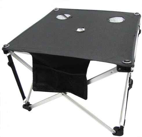 Folding Fabric Picnic Table Side Camping and Beach Beverage Stand