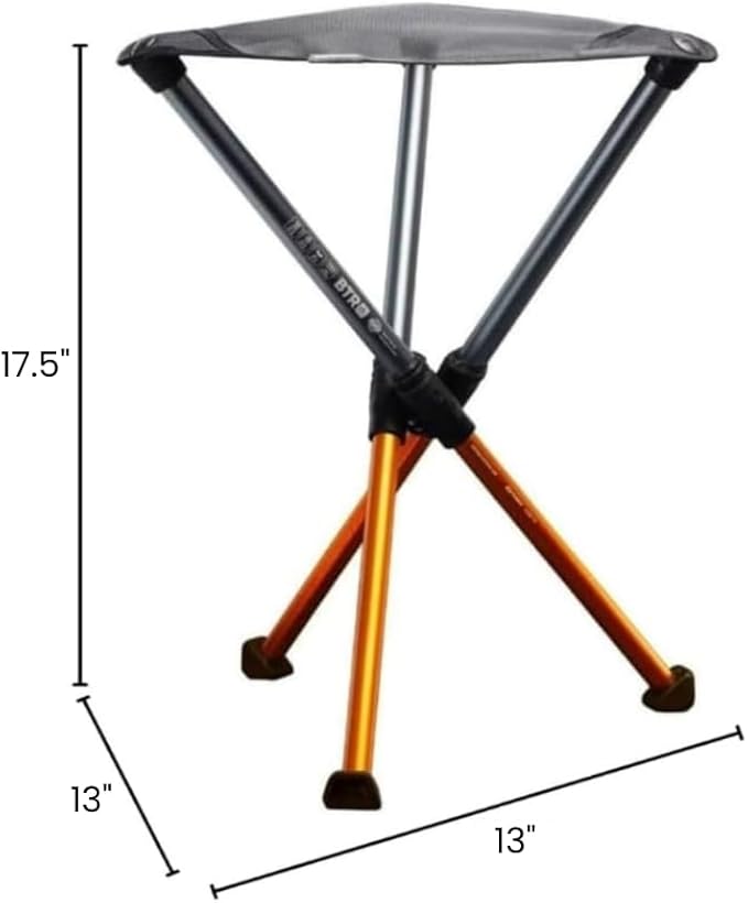 Hillsound BTR Stool for Ultralight Backpacking & Hiking, Lightweight Camping Chairs, Compact Portable Outdoor Seat