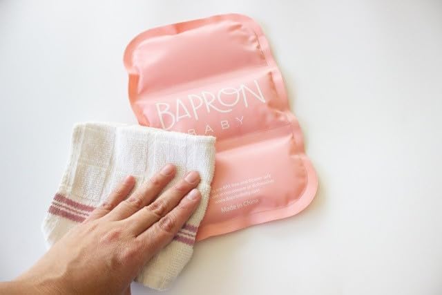BapronBaby Reusable Ice Pack Coolers Kids Lunch Box Ice Packs, Slim Ice Packs for Lunch Bags, Set of 2 - Perfect for Kids & Adults (Pink)