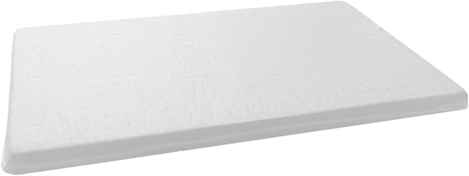 LOFE Adjustable Foam Pillow's One Layer - 1 Height 1.2'' Insert for Cervical Pillow for Neck Pain Relief, CertiPUR-US Flat Foam Piece, Ultra Thin Pillow for Stomach Sleeper, White, Medium Firm