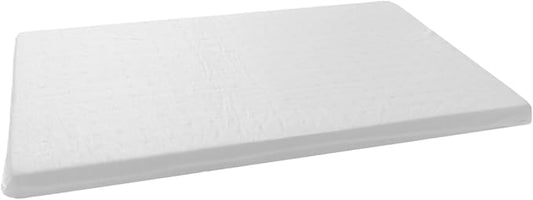 LOFE Adjustable Foam Pillow's One Layer - 1 Height 1.2'' Insert for Cervical Pillow for Neck Pain Relief, CertiPUR-US Flat Foam Piece, Ultra Thin Pillow for Stomach Sleeper, White, Medium Firm