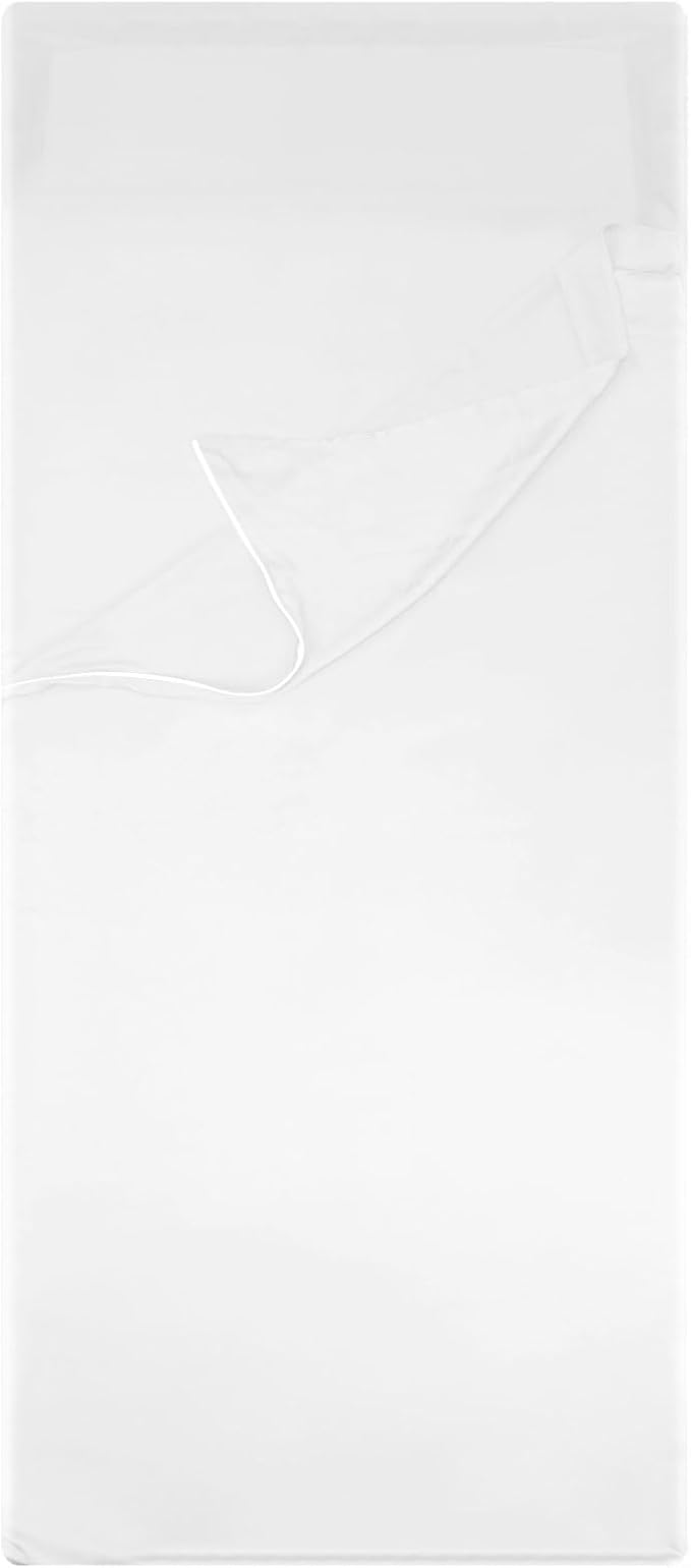 Chiffon Sleeping Bag Liner - Adult Sleep Sack & Travel Sheet for Hotel - Ideal for Camping, Hiking, Backpacking, Sofa, RV, Summer Warm Weather Seasons