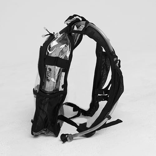 RAVERUNNER® Anti-Theft Hydration Backpack | Festival Approved Rave Backpack for Concert Goers, Leak-Free Festival Water Backpack for EDC, Rave Hydration Pack