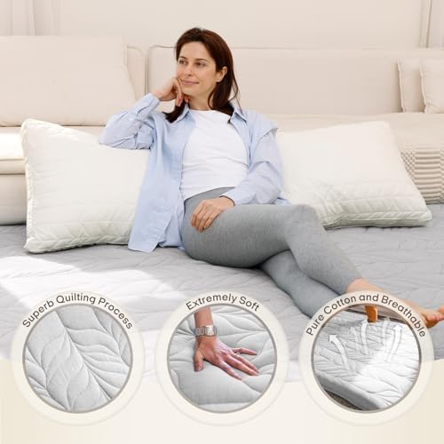 ZonLi Japanese Floor Mattress Futon Mattress Twin Size, 4" Thicken Roll Up Tatami Mat 100% Cotton Washable Cover, Portable & Foldable Floor Bed Mattress for Sleeping, Dormitory, Adult Kids, Grey