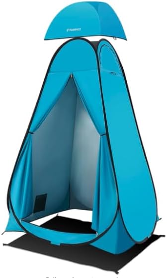 Pop Up Shower Tent Hiking Bathroom Shelters Portable Privacy Changing Room Tent for Toilet, Camping, Dressing