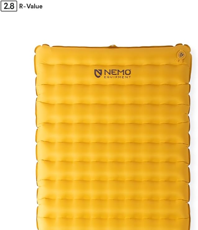 Nemo Equipment Tensor Trail Ultralight Insulated Sleeping Pad - Regular Wide (72"x25") - Mango/Huckleberry