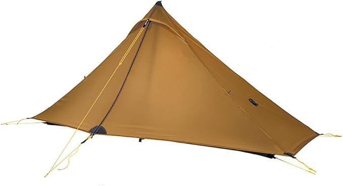 3F UL Gear LANSHAN 1PRO Ultralight Portable Tent for 1 Person,20D Silpoly Waterproof Single Layer Tent for Outdoor Camping,Climbing,Backpacking,Hiking