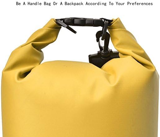 Dry Sack/Waterproof Bag for Boating, Kayaking, Hiking, Snowboarding, Camping, Rafting, Fishing and Backpacking (white, 30L), BO-BAGS-001