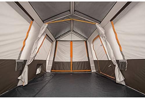 Bushnell Instant Tent | 6 Person / 9 Person / 12 Person Shield Series Instant Tents Cabin Design Perfect for 3 Season Family Camping, Hunting, and Fishing with Fast Setup | Instant Tents, Cabin Design, Family Camping, Hunting, Fishing, Fast Setup