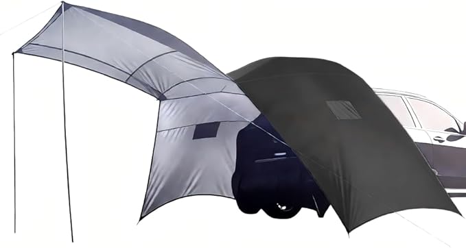 2-in-1 Hatchback Tent & Car Awning | SUV/Minivan Tailgate Sun Shelter for Camping, Beach, Road Trips Waterproof 3000MM UPF 40+