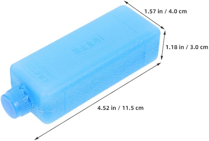 Homoyoyo 8Pcs Ice Crystal Boxes Reusable Freezer Packs for Coolers Lunch Boxes Camping Fishing and Air Conditioner Fans Cooler Ice Blocks for Efficient Cooling 4.52X1.57X1.18In