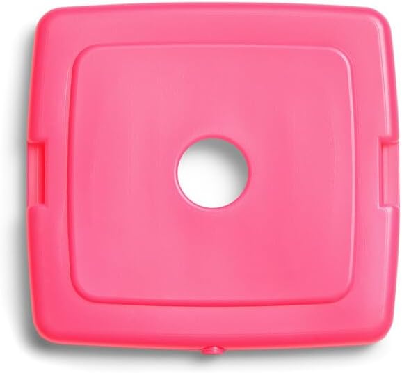 Cool Coolers by Fit + Fresh, Reusable & Long-Lasting Slim Ice Packs, Cold Packs for Cooler, Flat ice Packs for Lunch Bags. Cooler Accessories for Lunchboxes, Camping, Beach, Lunch, & Work, 12PK, Pink