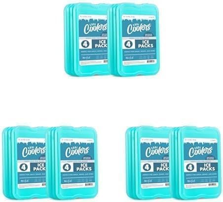 Cool Coolers by Fit + Fresh Slim Compact Reusable XL Ice Pack, Perfect for Lunch Boxes, Coolers, and Beach Bags
