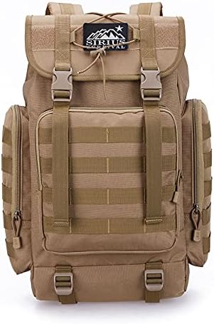 “The Rambler” - 40L Tactical Backpack with MOLLE Webbing (Desert Digital Camo)