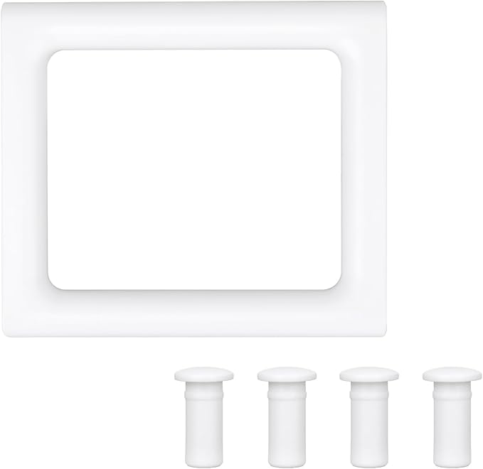 BOXOB Cooler Handle Replacement for Coleman, Lightweight Plastic Cooler Handle with Screws Practical Replacement Accessories and Parts Compatible with Coleman(White)