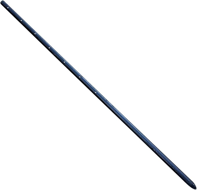 Sandbaggy Round Steel Concrete Form Stakes with Nail Holes - Rust Resistant Coating - Removable, Reusable (400, 3/4 in X 36 in)