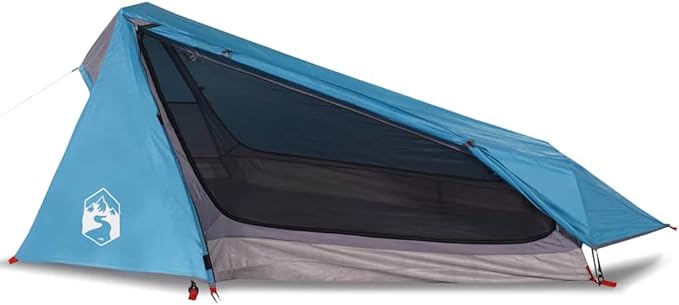 1-Person Tunnel Camping Tent, Waterproof Lightweight Backpacking Tent with Detachable Rainfly, Portable Hike Shelter for Outdoor Traveling, Easy Setup Green