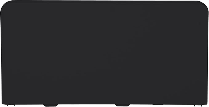 BTEXPERT 34" Bi-Folding Commercial Fold in Half Square Table Heavy Duty Portable Plastic Dining Card Table w Handle for Indoor Outdoor Kitchen Party Wedding Event Black Set of 2