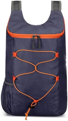 Lightweight and Thin Foldable Backpack, Climbing Bag, Hiking Daypack,15L Waterproof Travel Packable Rucksack (Dark Blue ﻿)