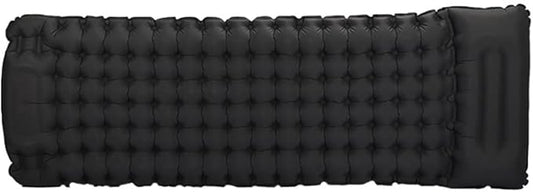 Lightweight Inflatable Camping Mattress, Extra Thickness 3.9 Inch, Inflating Sleeping Pad for Camping, Hiking, Traveling, Black
