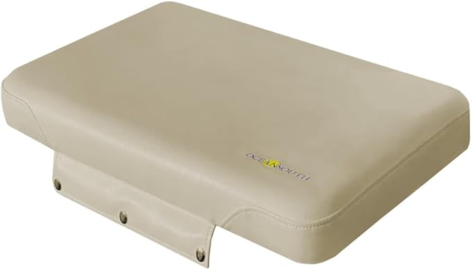 Oceansouth Seat Cushions for Yeti Coolers (Press Stud Fittings) (Tan, YETI 45) Camping yeti seat Cushion Handle Beach Chair ice Box chests and Coolers Foam Cooler Boat Seats