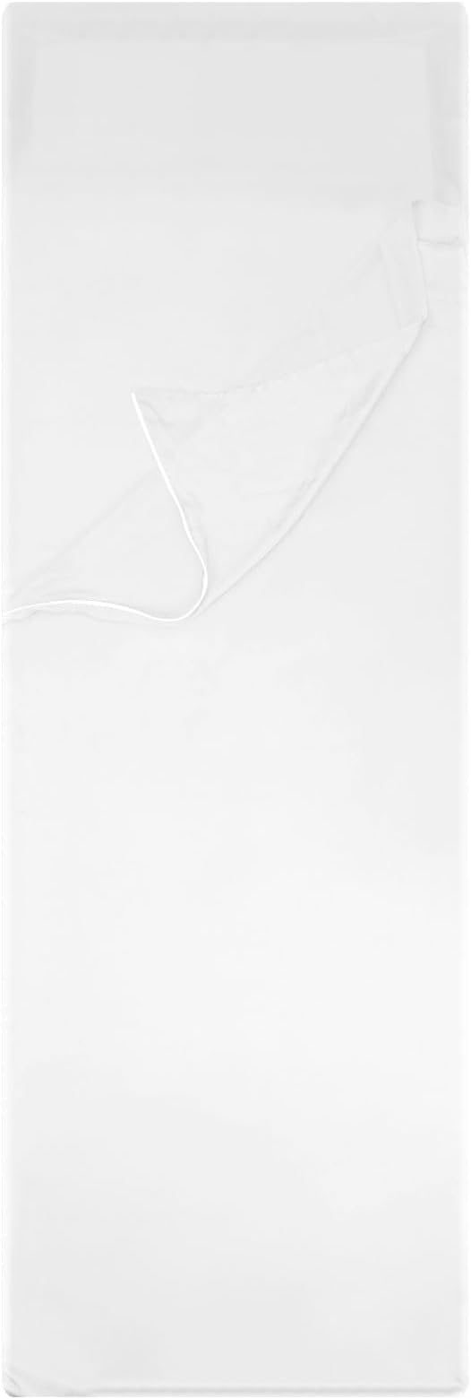 Chiffon Sleeping Bag Liner - Adult Sleep Sack & Travel Sheet for Hotel - Ideal for Camping, Hiking, Backpacking, Sofa, RV, Summer Warm Weather Seasons