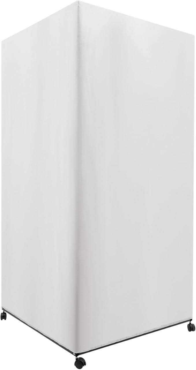 Clothing Store Fitting Room, Dressing Room, Removable Portable Changing Room Tent, Fitting Room for Boutique, Privacy Dressing Room for Indoor Outdoor House Office Shopping Mall (Rectangular-White-B)
