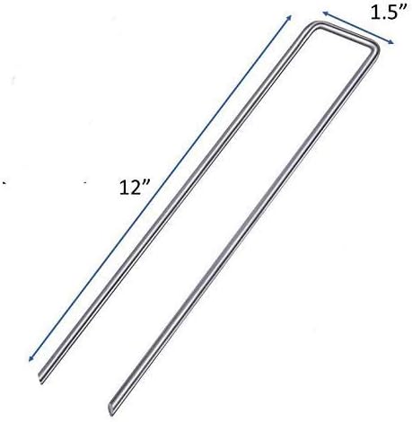 Ashman Galvanized Sod Staples 12 Inch (200 - Extra Heavy Duty)