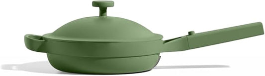 Our Place Mini Always Pan 2.0-8.5” (1.2 Qt) Nonstick, Toxin-Free Ceramic Cookware | Patented 10-in-1 Aluminum Frying & Sauté Pan | Safe for Oven, Induction & All Cooktops up to 450°F | Sage