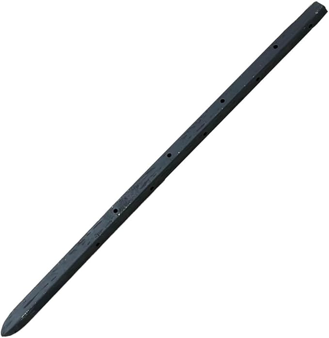 Sandbaggy 18" Square Steel Concrete Form Stakes with Nail Holes - 5/8" Wide - Rust Resistant - Removable/Reusable - Construction Grade Rebar Pins (Square Nail Stakes, 50, Count)