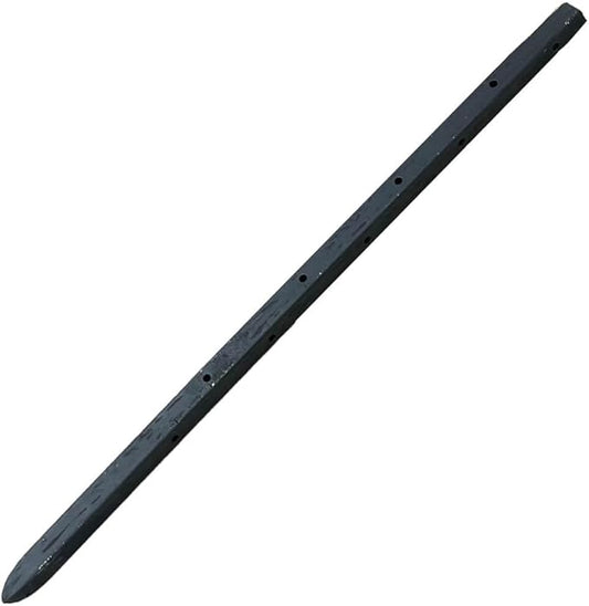 Sandbaggy 18" Square Steel Concrete Form Stakes with Nail Holes - 5/8" Wide - Rust Resistant - Removable/Reusable - Construction Grade Rebar Pins (Square Nail Stakes, 90, Count)