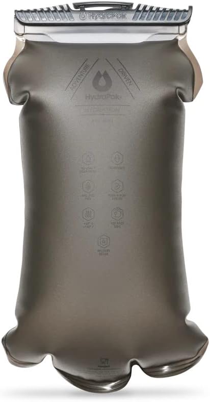 Hydrapak Force Ultra-Durable Water Bladder/Reservoir for Hydration Backpacks, 2L or 3L, Insulated Tube, Safe & Reliable