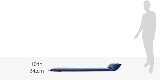 Coleman Self-Inflating Sleeping Pad with Pillow, Lightweight Inflatable Camp Pad with Extra Support & Quick Deflation, No Air Pump Needed