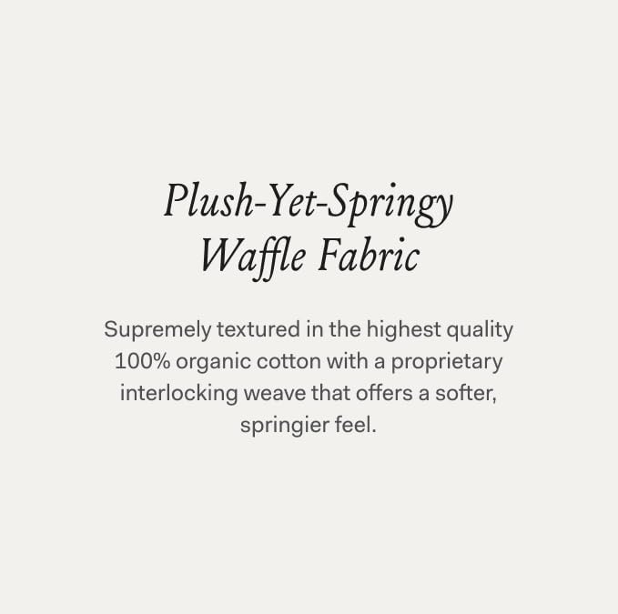 BOLL & BRANCH Waffle Bed Blanket - King/Cal King, Natural - Luxury 100% Organic Cotton - Soft, Lightweight and Breathable - Textured Waffle Weave