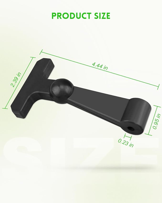 4 Pack Cooler Replacement Rubber Latches Fit for YETI RTIC Coolers, Quick Mounting, Black