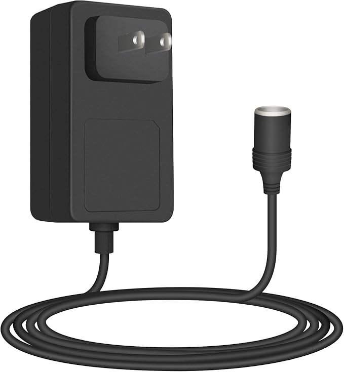 12 Volt Power Supply Adaptor for Coleman Thermoelectric Hot Cold Cooler to Camping Home Office Dorm or Vehicle Use