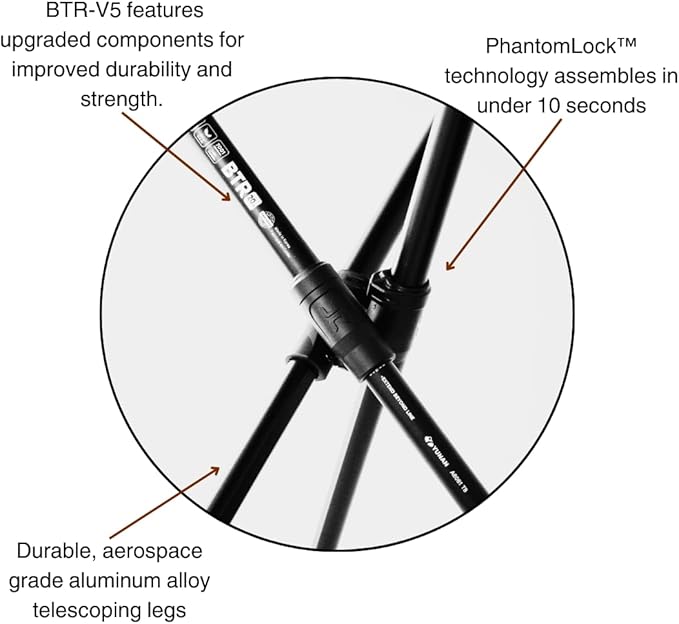Hillsound BTR Stool for Ultralight Backpacking & Hiking, Lightweight Camping Chairs, Compact Portable Outdoor Seat