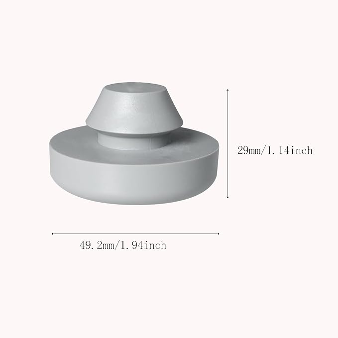 4pcs Non-Slip Rubber Rack Replacement Cooler Feet Cooler Rubber Feet Non Scratch Rubber Feet, Gray