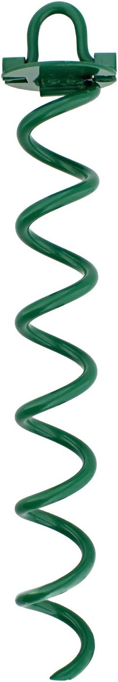 7Penn Spiral Ground Anchors - 16 Inch Tent Stakes Heavy Duty Ground Screw Anchor Twist Stakes, 4 Pack