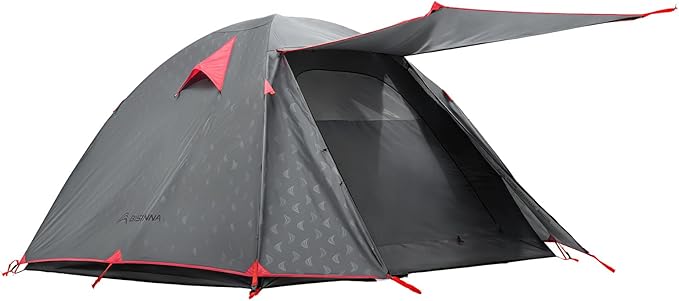 BISINNA Lightweight 3 Season Camping Tent for 2/2.5/3 Person, Waterproof UPF40+ Backpacking Tent with Double Layer Ventilation, Easy Setup for Family Camping, Hiking, Outdoor Adventures