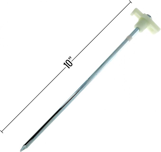 (8 Pack) Glow in The Dark Heavy Duty Steel Camping Gear Anchor Tent Stake Tent Pegs