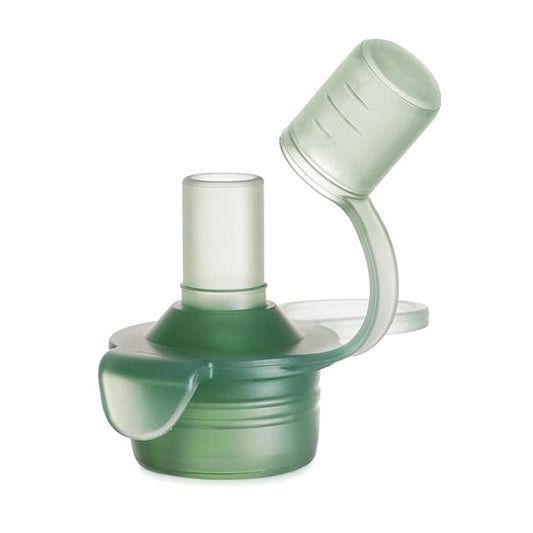 haakaa Silicone Yummy Pouch Sippy Spout, Adaptor Compatible haakaa Yummy Pouches and Milk Storage Bags,Not Compatible with Other Brands,Pea Green