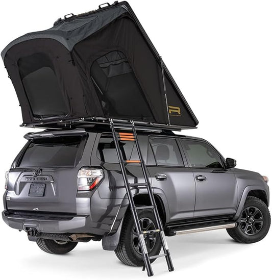 Falcon 3 Evo XL Air Hard-Shell Aluminum Roof Top Tent for Car Camping and Overlanding, Waterproof, Maximum Ventilation, 2-3 Person Tent, Air Mattress and Universal Mounting Brackets Included