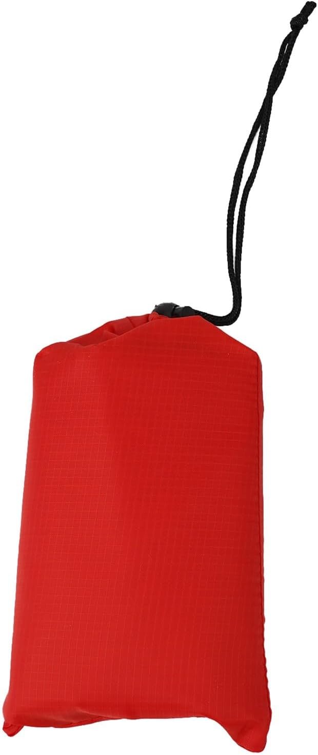 Outside Camping Rain Tarp, Waterproof Portable Tarp Shelter Rain Tarp Sun Shade Shelter for Outdoor Adventures(Red 140x200CM)