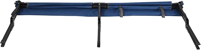 GYMAX Folding Camping Cot, Heavy Duty Portable Military Cot with Oxford Fabric, Foldable Camping Bed for Outdoor Camping Hunting Indoor Office Nap